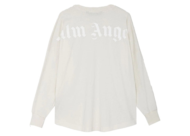 Palm Angels Logo L/S T-shirt Off White