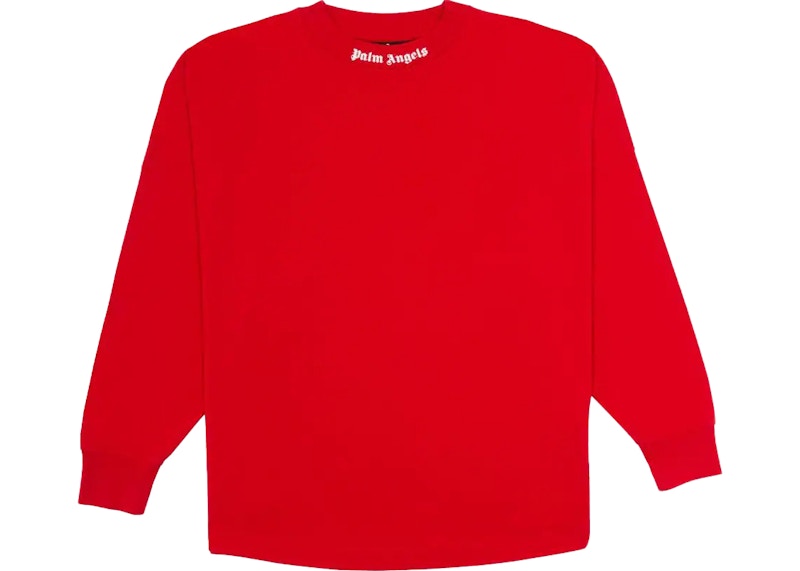 Palm Angels Logo L/S Tee Red
