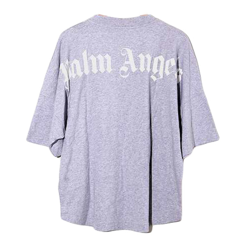 Palm Angels Logo Over Tee Grey