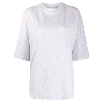 Palm Angels Logo Over Tee Grey