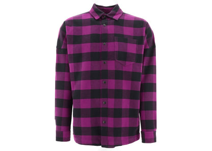 Palm Angels Logo Overshirt Purple