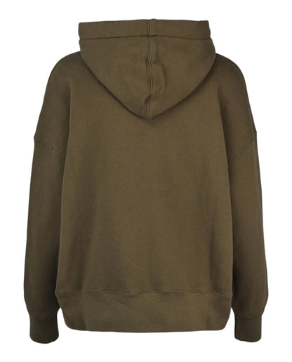 Palm Angels Logo Palm Hoodie Green