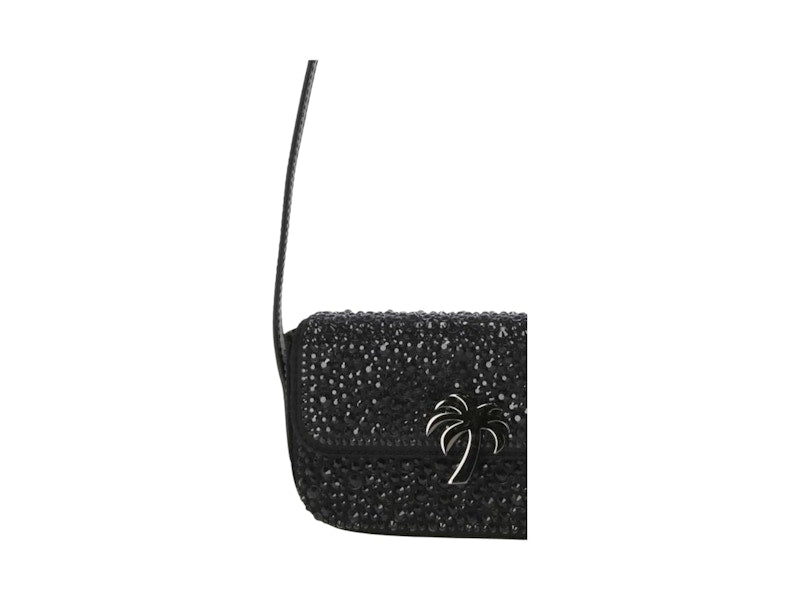 Palm Angels Logo Phone Bag Black