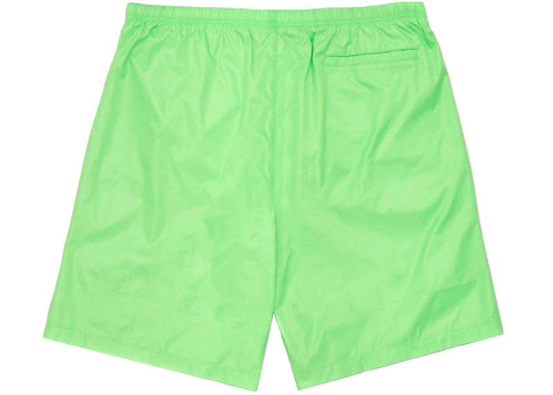Palm Angels Logo Print Swim Shorts Green