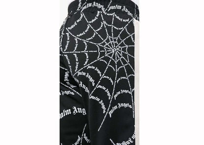 Palm Angels Spider Web Classic Track Pants Black/White