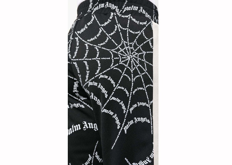 Palm Angels Spider Web Classic Track Pants Black/White