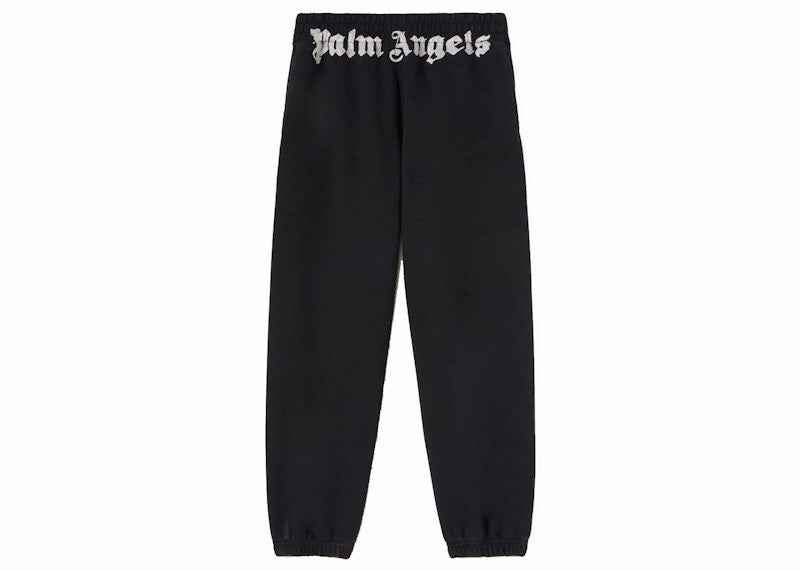 Palm Angels Logo Sweatpants Black Off White