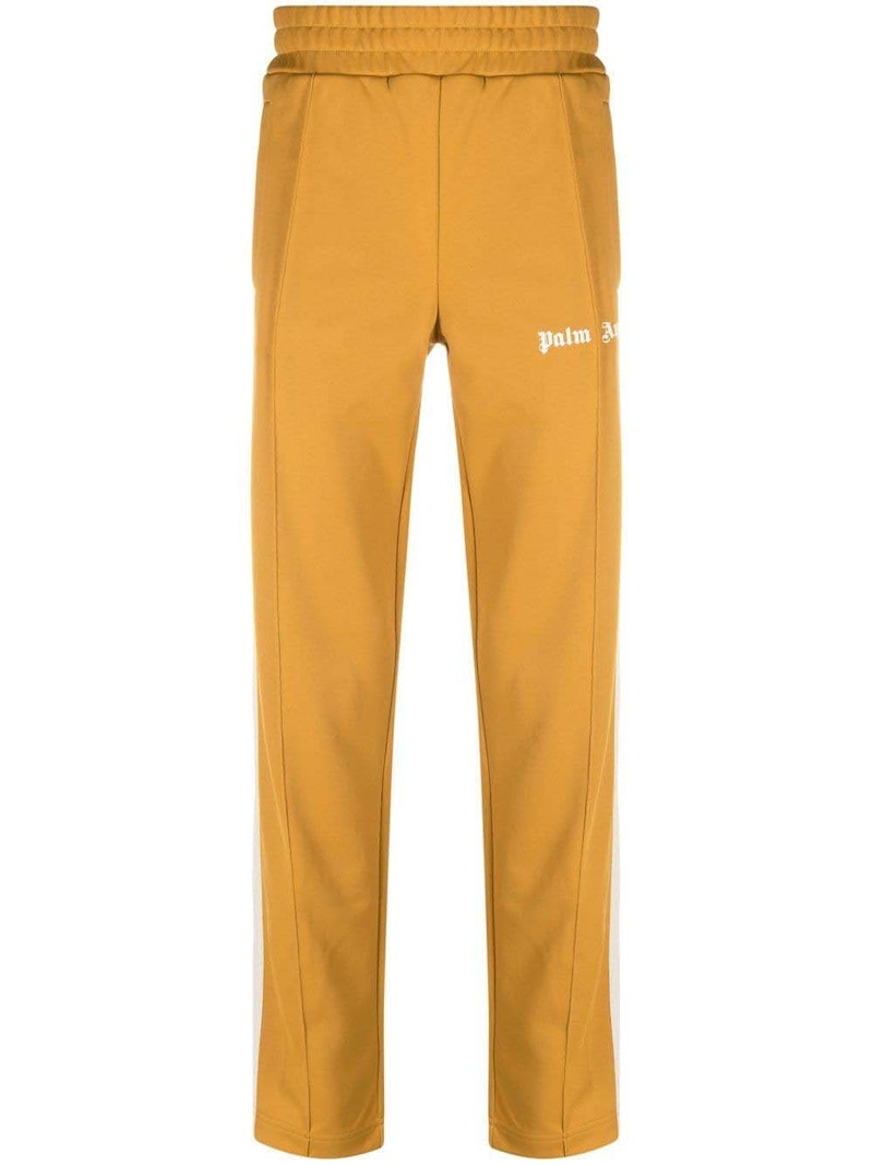 Palm Angels Logo Trackpants Camel/White