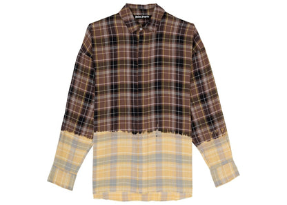 Palm Angels Loose Overshirt Brown