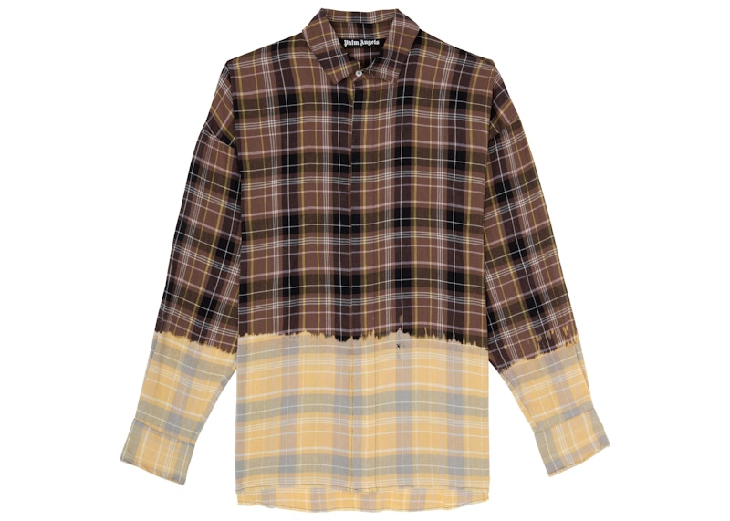 Palm Angels Loose Overshirt Brown