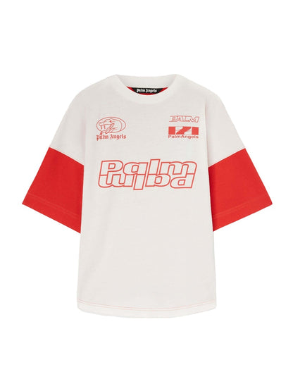 Palm Angels Lunar New Year T-shirt Off White/Red