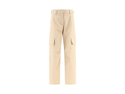 Palm Angels Metal Frame Carrot Pants Beige