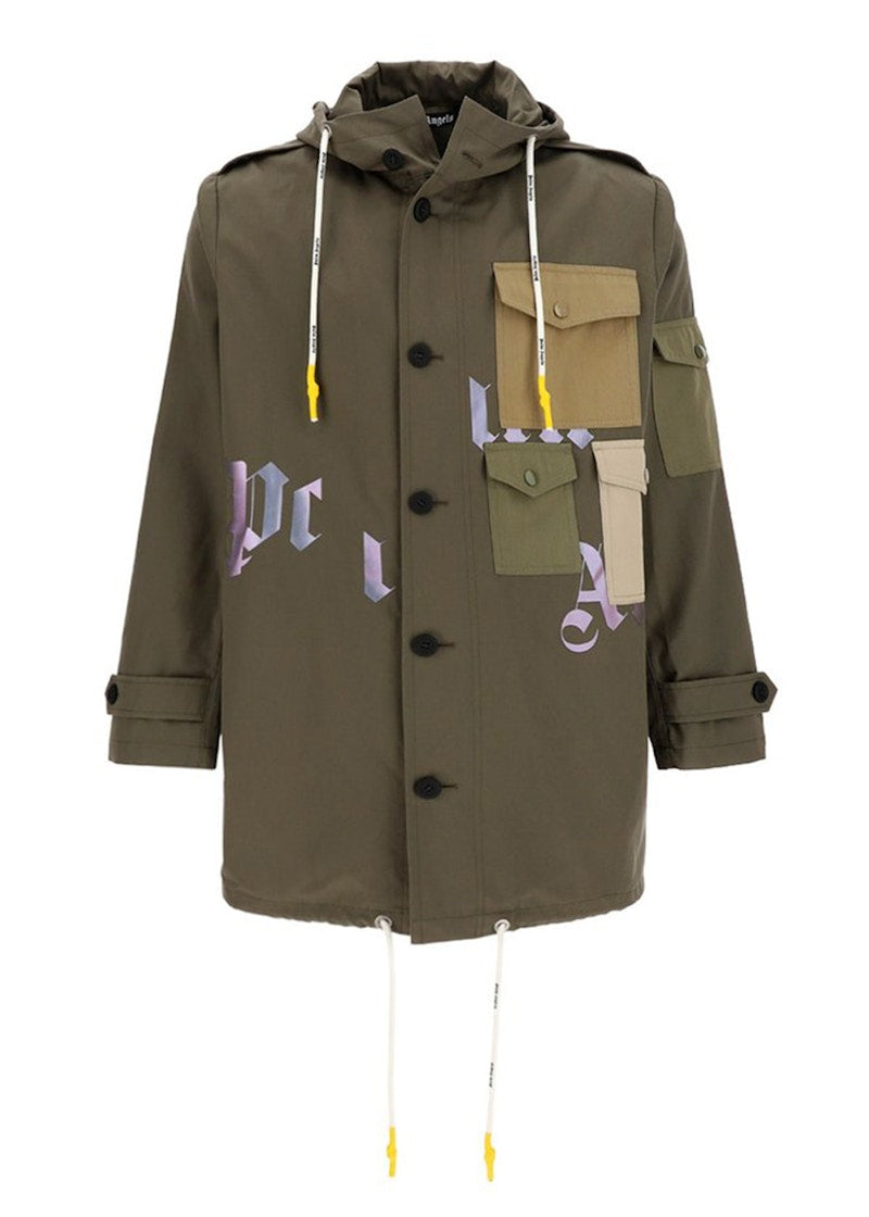 Palm Angels Military Parka Green