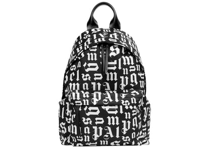 Palm Angels Monogram Backpack Black