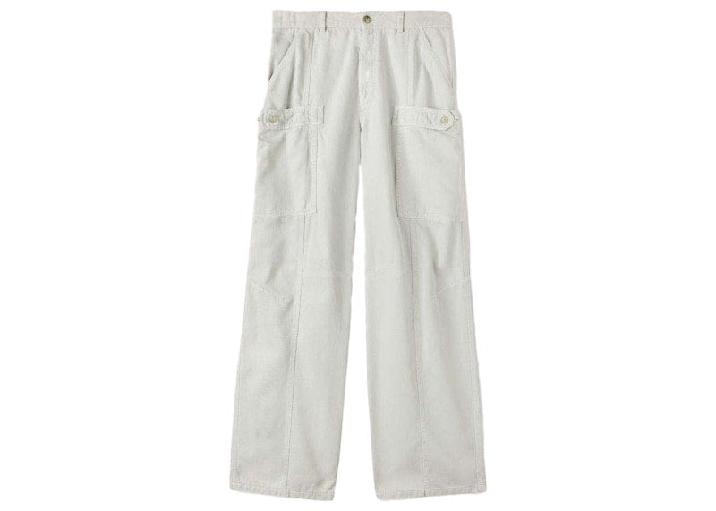 Palm Angels Monogram Pockets Pants Light Grey