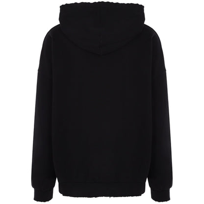 Palm Angels Monogram Statement Logo Hoodie Black