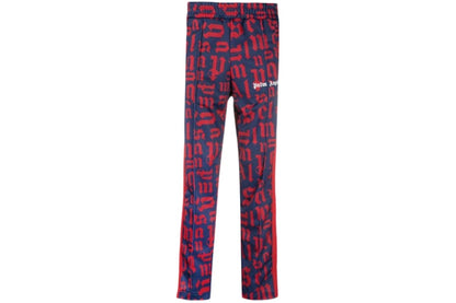 Palm Angels Monogram Straight Fit Track Pants Blue/Red
