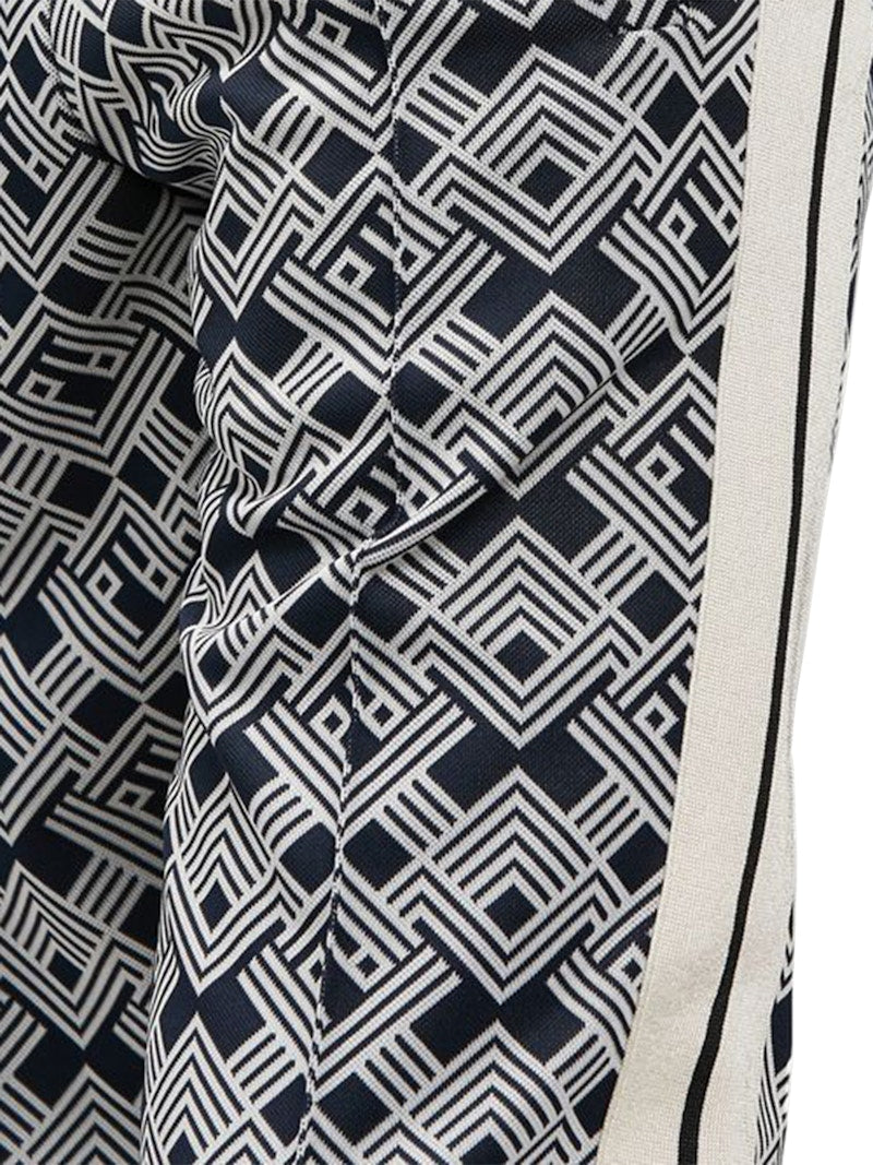 Palm Angels Monogram Track Pants Navy Blue/Off White