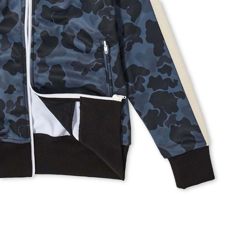 Palm Angels Night Camo Track Jacket Black/White