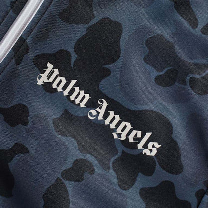 Palm Angels Night Camo Track Jacket Black/White