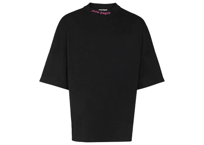Palm Angels Oversized Double Logo T-shirt Black