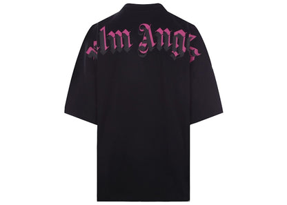 Palm Angels Oversized Double Logo T-shirt Black