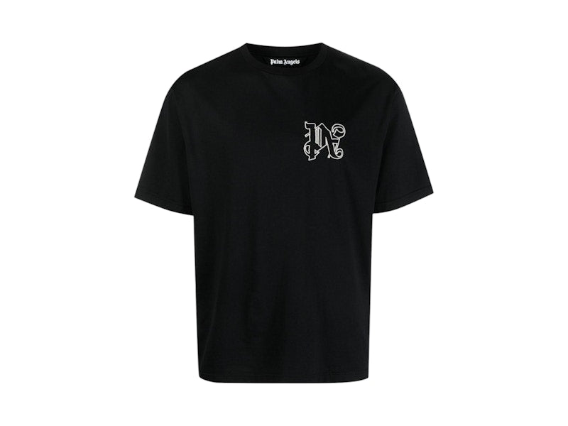 Palm Angels PA Monogram Regular T-shirt Beige