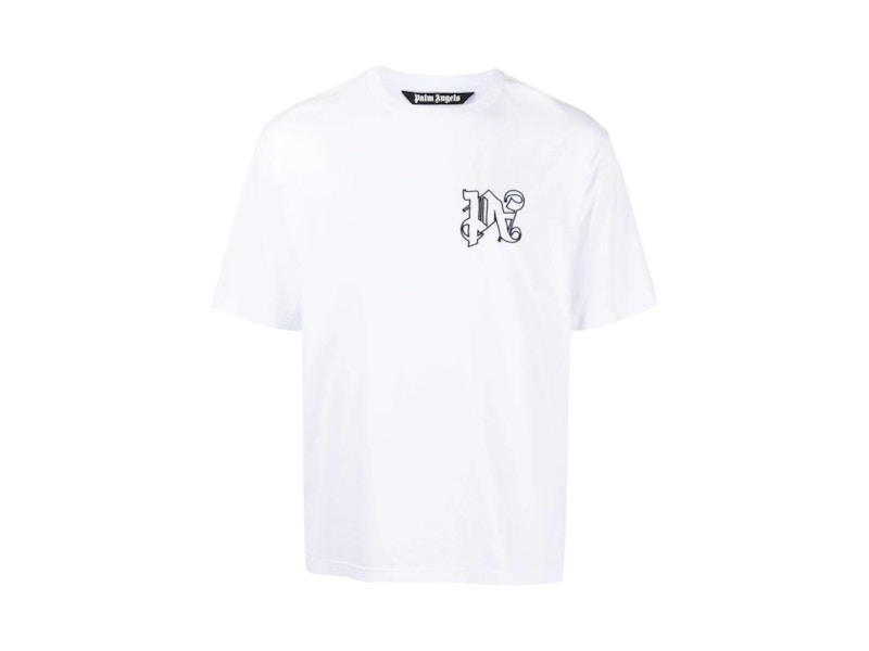 Palm Angels PA Monogram Regular T-shirt Blue