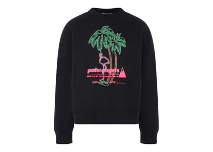Palm Angels PA Ski Club Oversize Crew Sweat Black/Multi