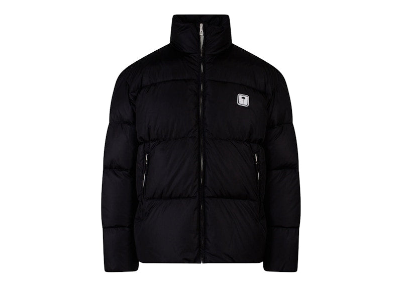 Palm Angels PXP Patch PA Logo Print Jacket Black/White