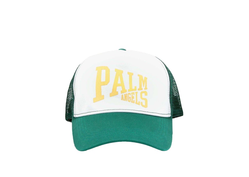 Palm Angels Pa League Trucker Cap Green/Gold