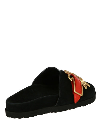 Palm Angels Palm Buckle Sandals Black