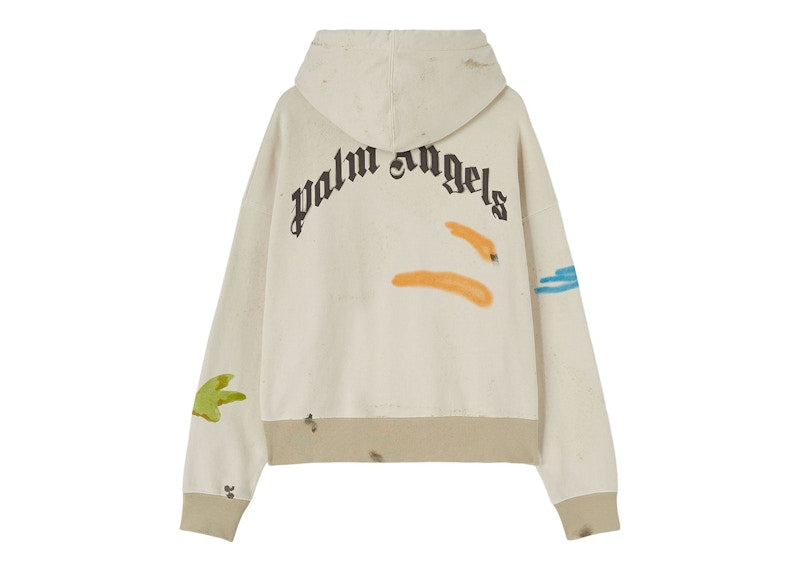 Palm Angels Palm Neon Hoodie Off-White/Multi