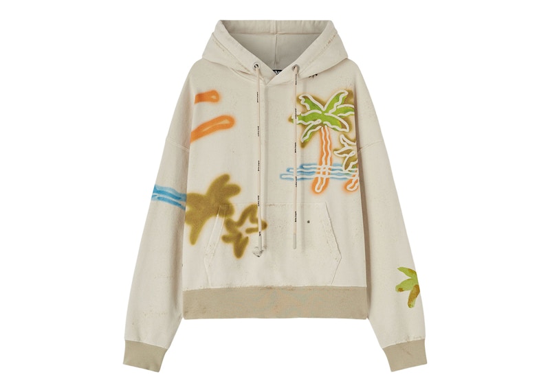 Palm Angels Palm Neon Hoodie Off-White/Multi