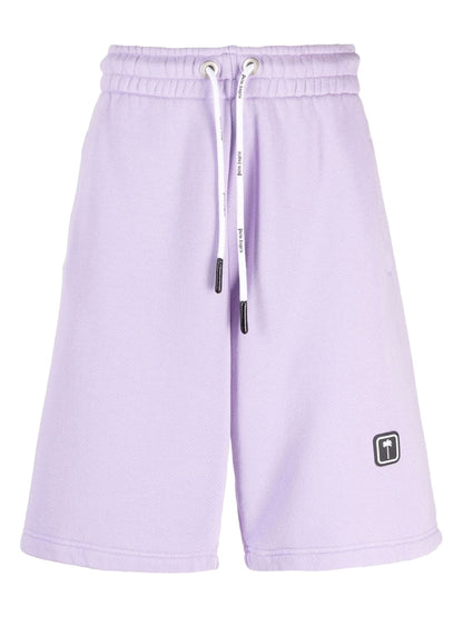 Palm Angels Palm Patch Shorts Lilac