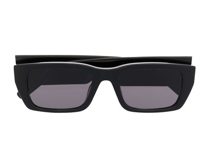 Palm Angels Palm Rectangle Frame Sunglasses Black Grey (PERI002Y21PLA0011007)