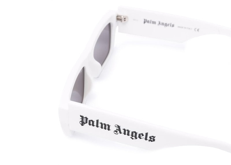 Palm Angels Palm Rectangle Frame Sunglasses White Grey (PERI002Y21PLA0010107)