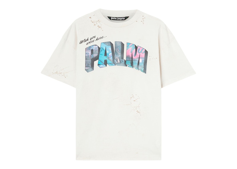 Palm Angels Palm Sign Print T-shirt White/Multi