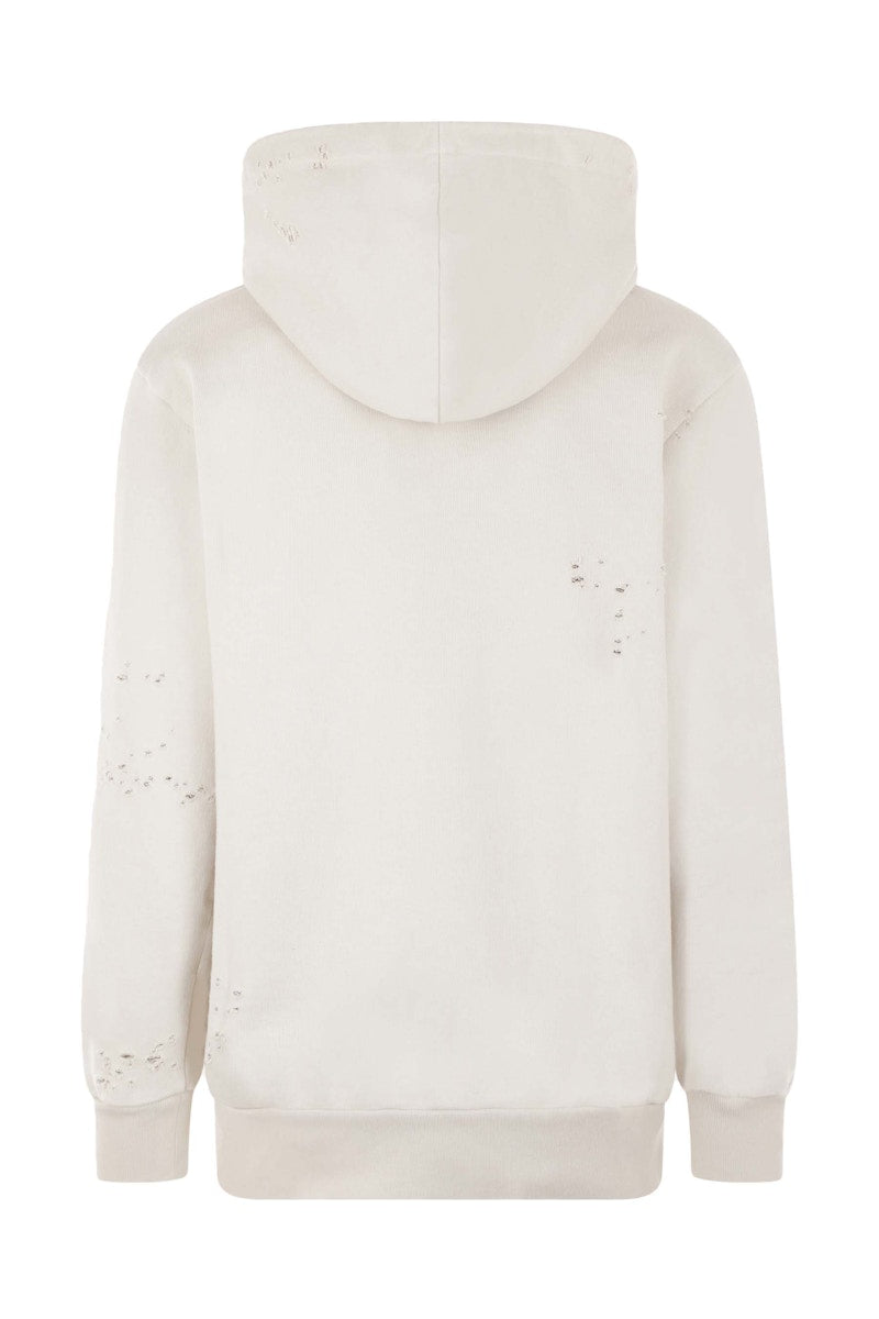 Palm Angels Palm Sign Vintage Hoodie White