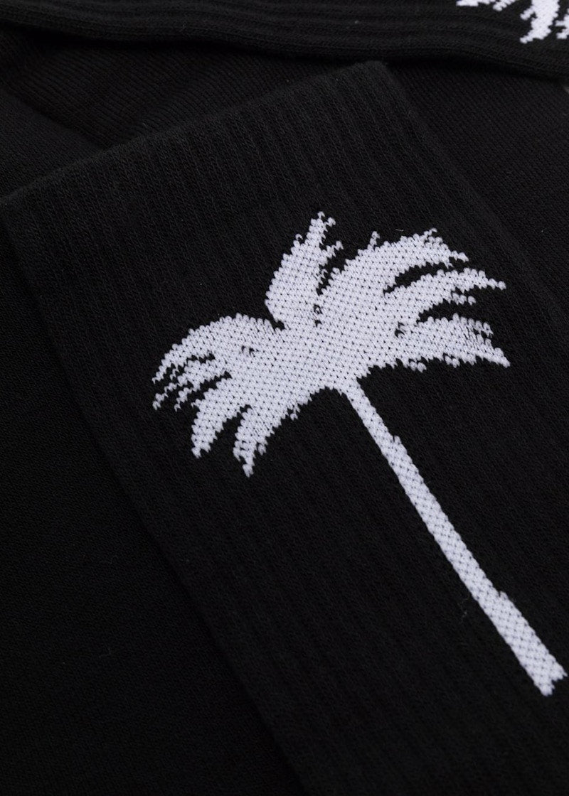 Palm Angels Palm Socks Black/White
