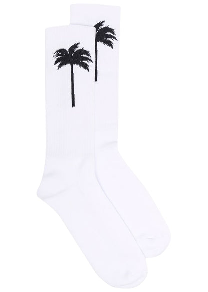 Palm Angels Palm Socks White/Black
