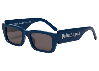 Palm Angels Palm Sunglasses Blue Navy/Dark Grey