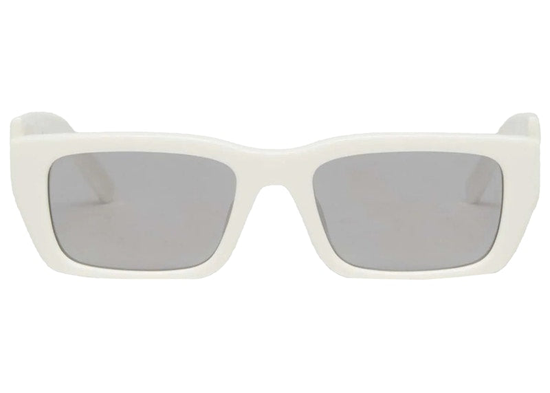 Palm Angels Palm Sunglasses White Mirror/Silver