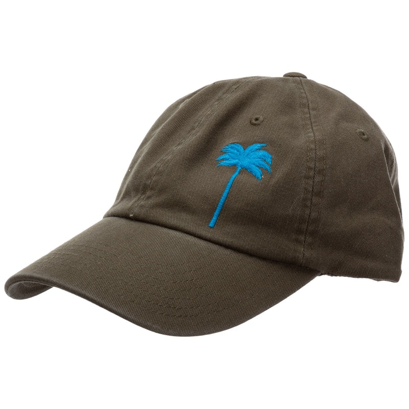 Palm Angels Palm Tree Cap Military Light Blue