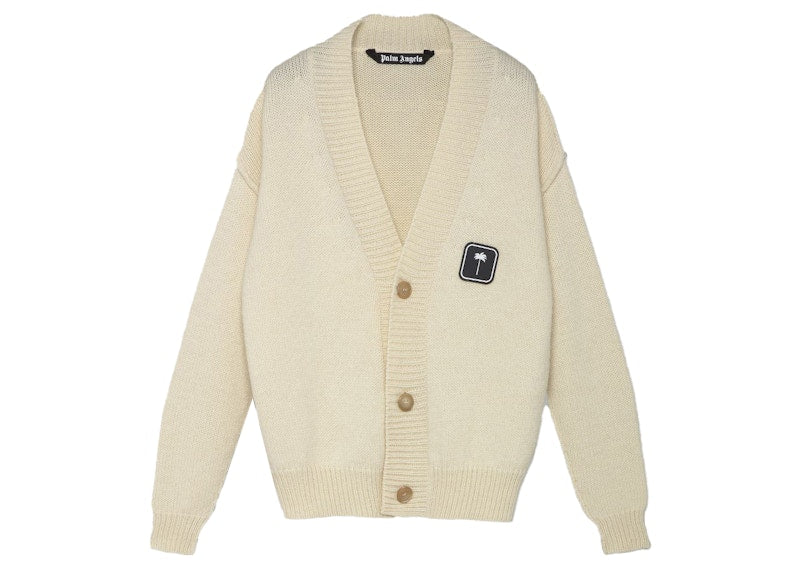 Palm Angels Palm Tree Cardigan Off White