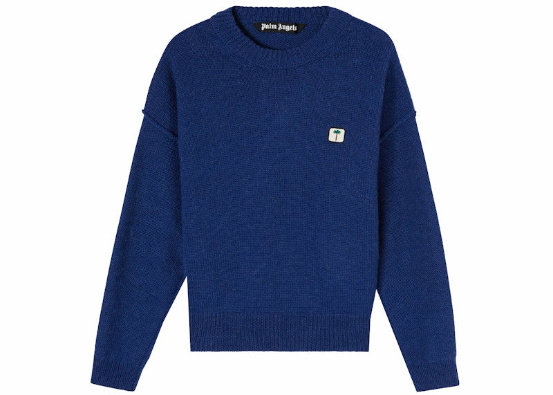 Palm Angels Palm Tree PXP Sweater Blue