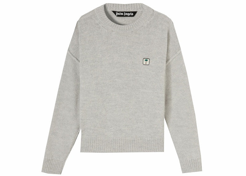 Palm Angels Palm Tree PXP Sweater Melange Grey