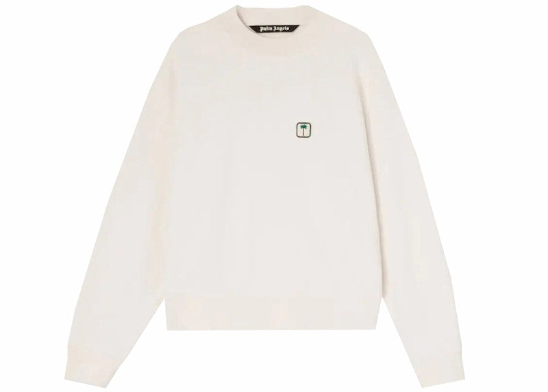 Palm Angels Palm Tree PXP Sweatshirt Off White/Green