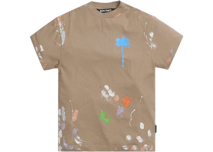 Palm Angels Palm Tree T-shirt Beige