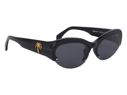 Palm Angels Palmdale Sunglasses Black Dark Grey (PERI054S24PLA0011007)